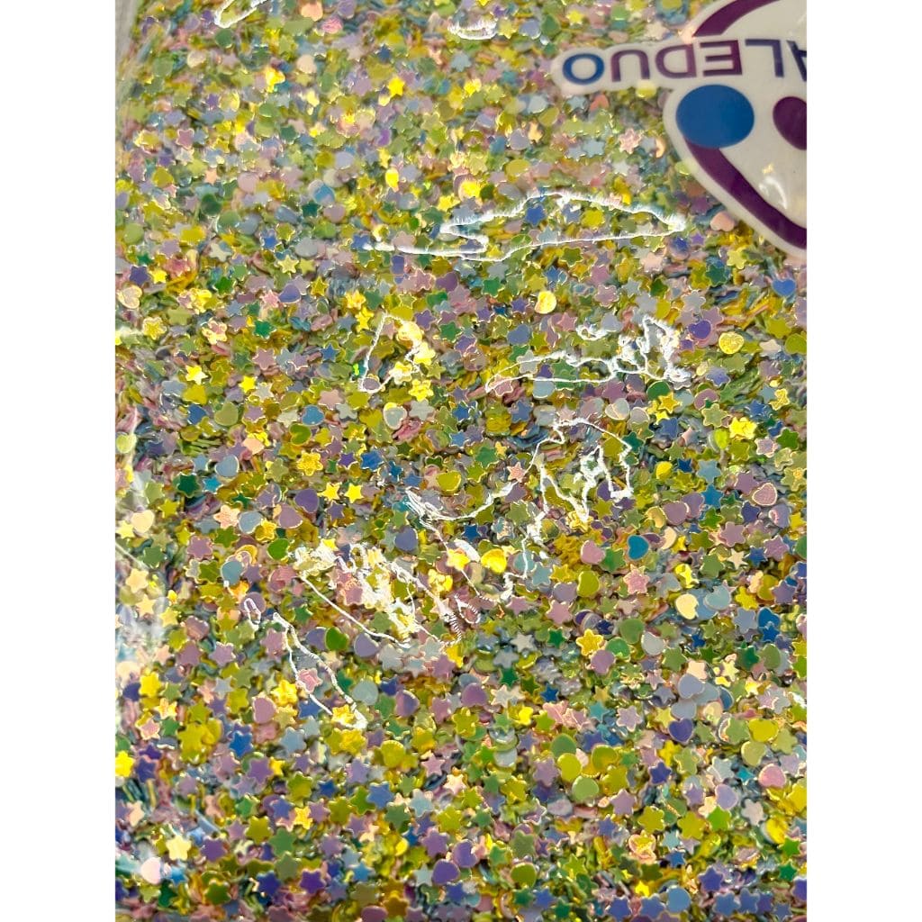 Star & Flower & Heart Shape Confetti, Random Mix