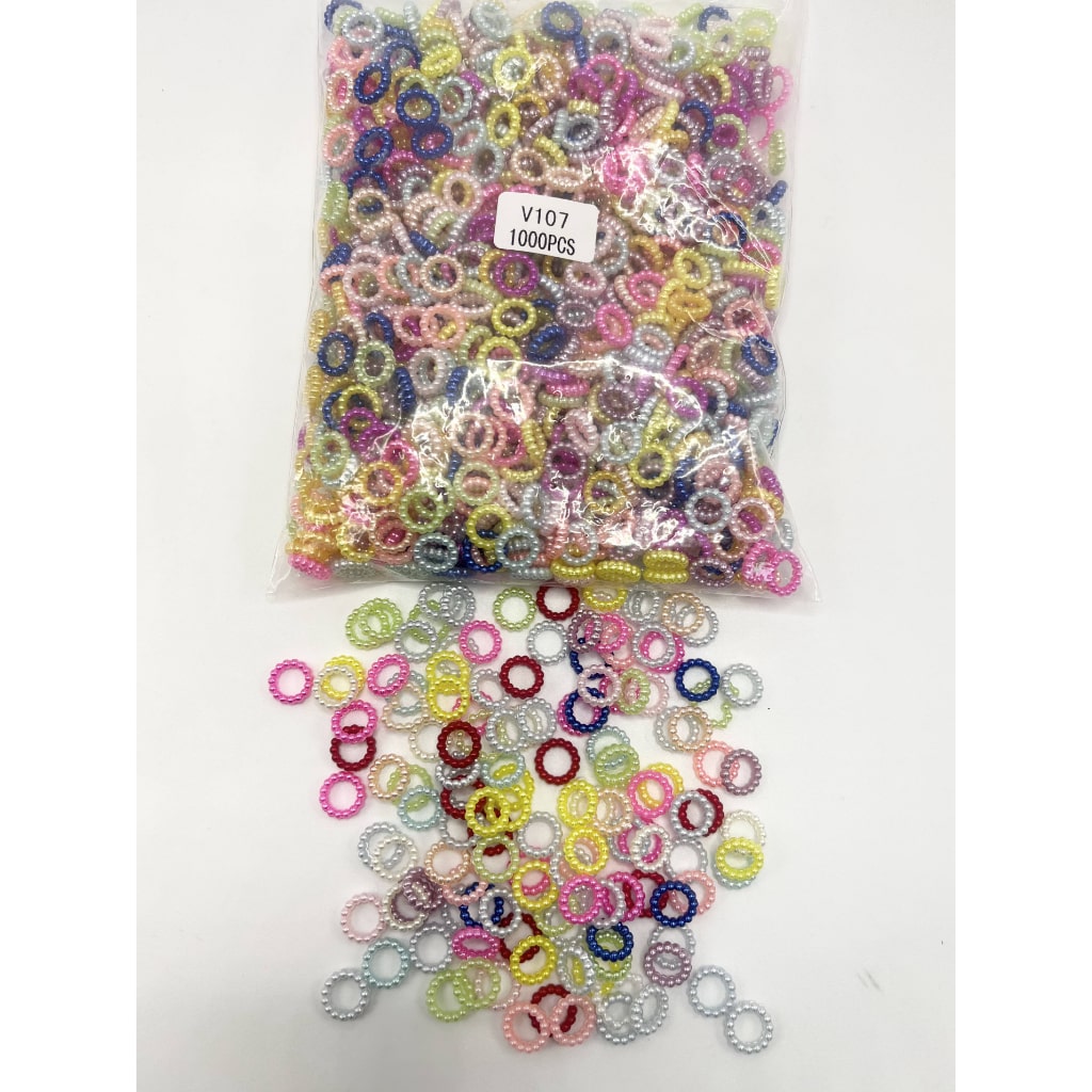 Colorful Pearl Acrylic Spacers 10mm