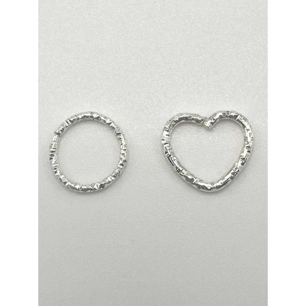 Jump Ring Alloy Pendant Various Shapes
