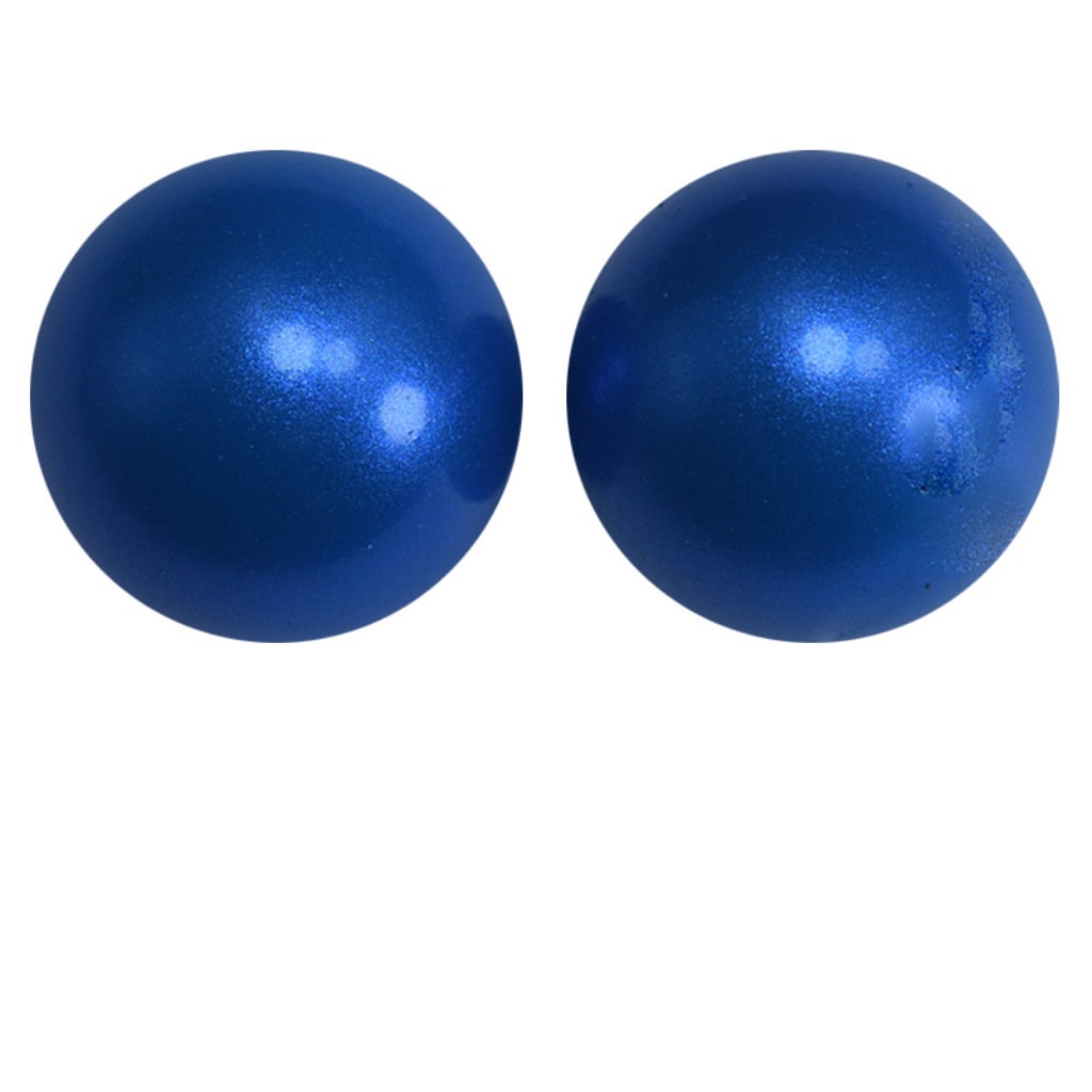 Solid Colored Metallic Finish Opal Silicone Beads 15mm