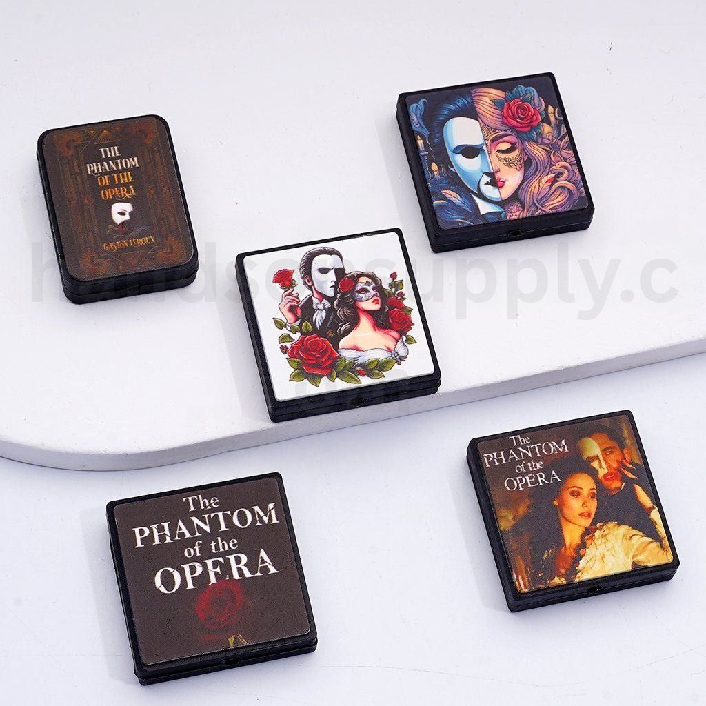 Inspired by The Phantom of the Opera Silicone Focal Beads Design Random Assorted Mix