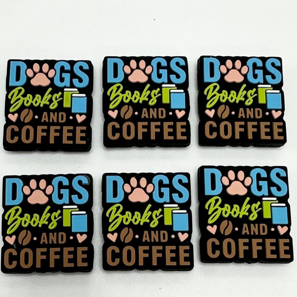 Pet Lovers, Dog Books And Coffee, Coffee Shops, Silicone Focal Beads