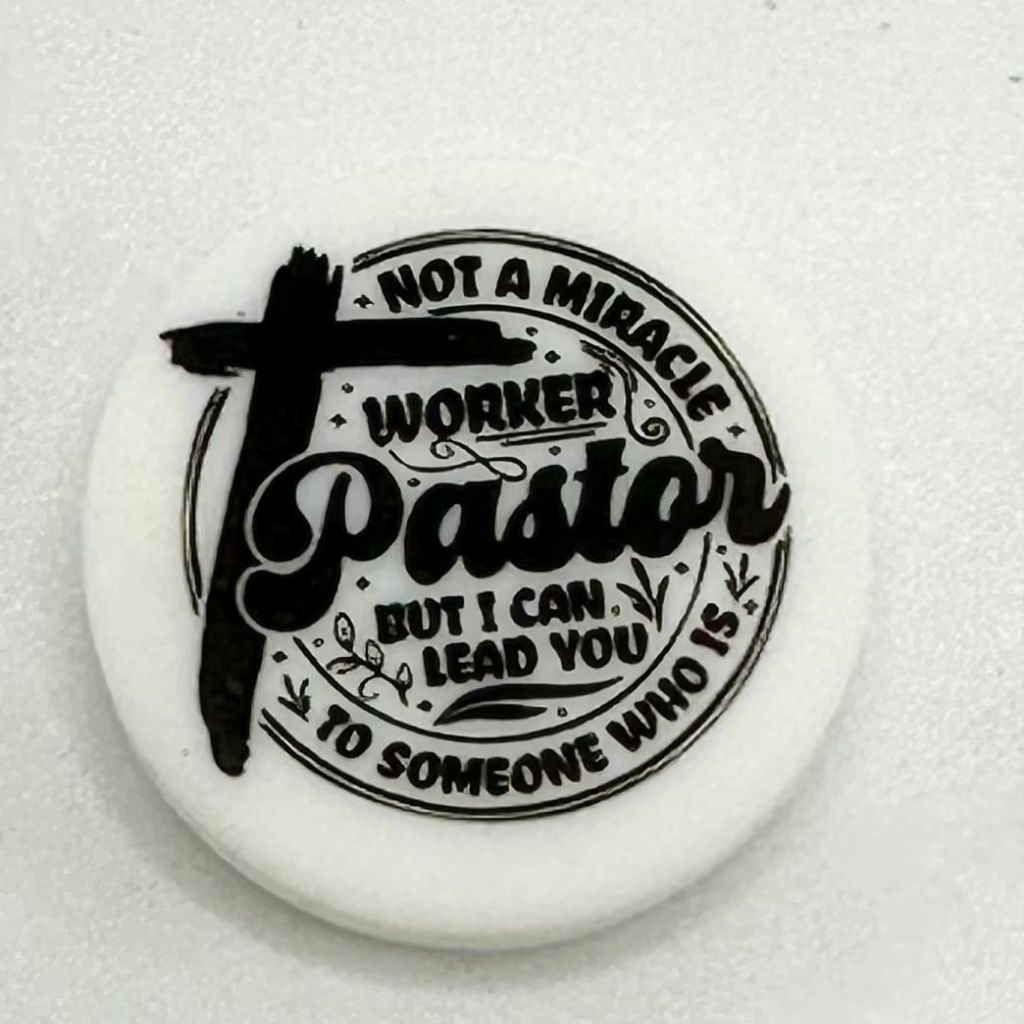 Worker but I can Lead You to Someone Who is Pastor Christianity Religious Not A Miracle, Silicone Focal Beads