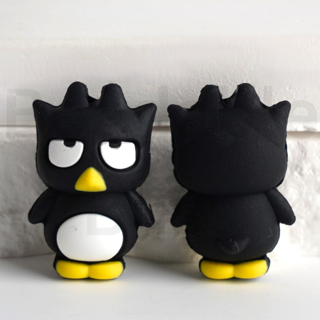 3D Cartoon Character Humor Badtz-Mar Adorable Silicone Focal Beads