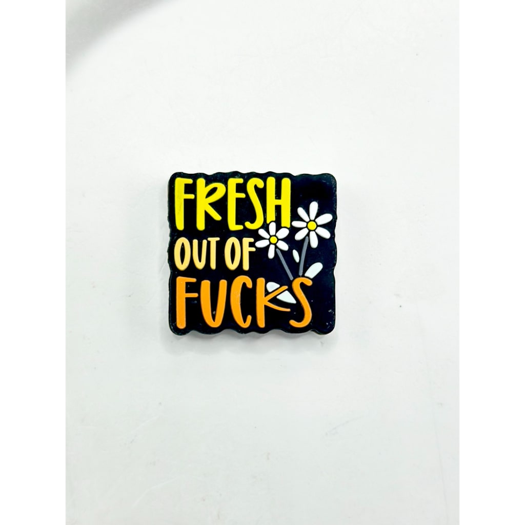 Cute Fresh out of Humor Silicone Focal Beads