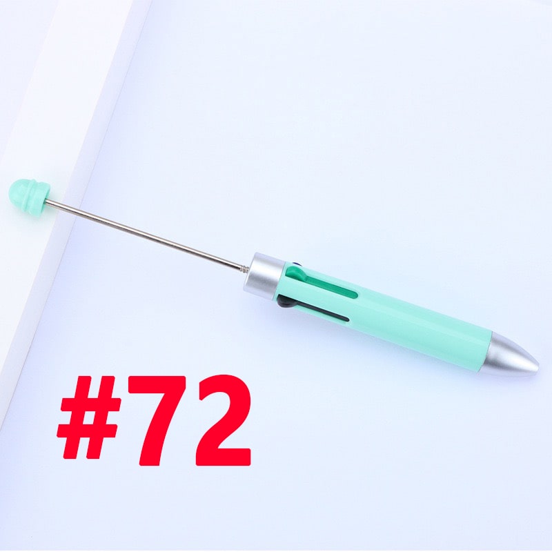 Beaded Multicolor Pens with Four Inks and Colorful pens Refills