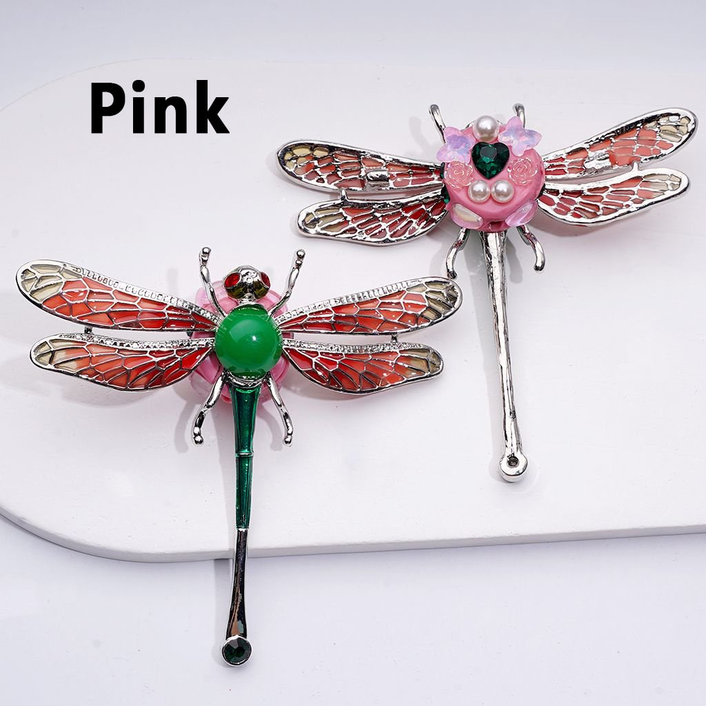 Silver Alloy Dragonfly Clay Beads Embellished with Shiny Rhinestones, Butterflies, Flowers, White Pearls, and Hearts, Around 85*91MM