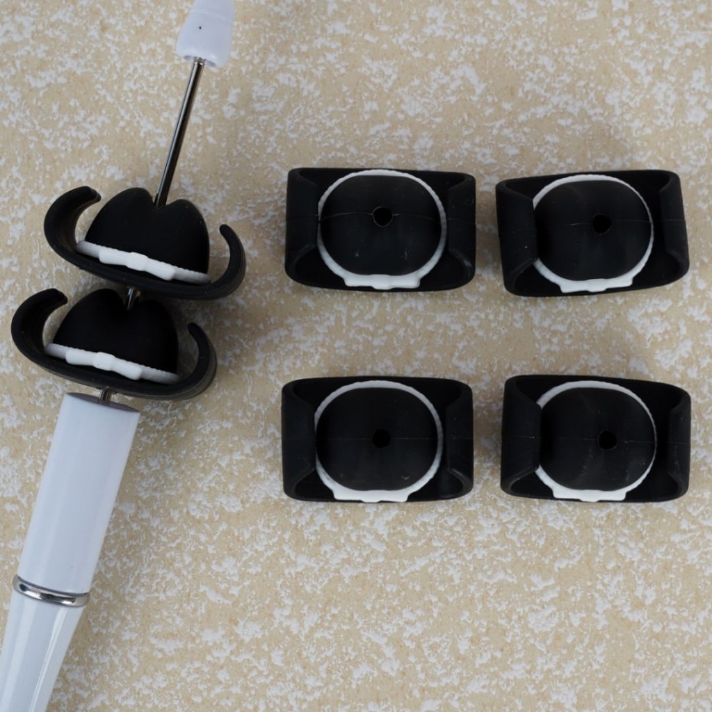 Mini 3D Vivid Cute Texas Football Hats Silicone Focal Beads