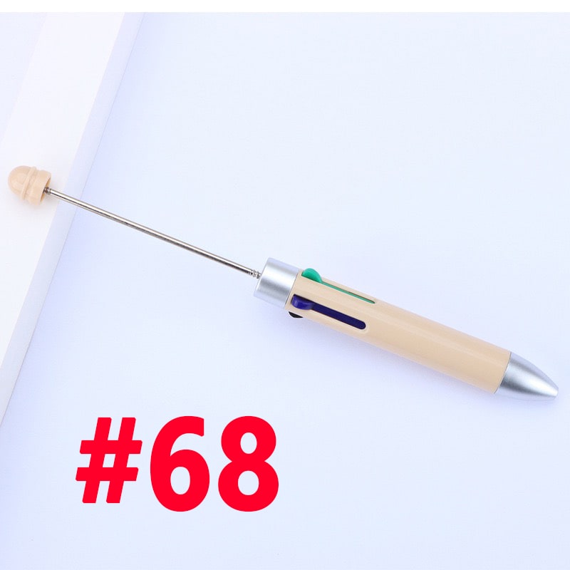 Beaded Multicolor Pens with Four Inks and Colorful pens Refills