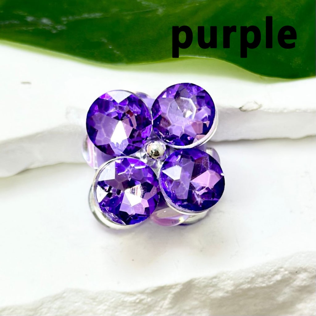 Colorful Shiny Rhinestones, Oval Pearls, and Exquisite Silver Alloy Flower Clay Beads 24MM
