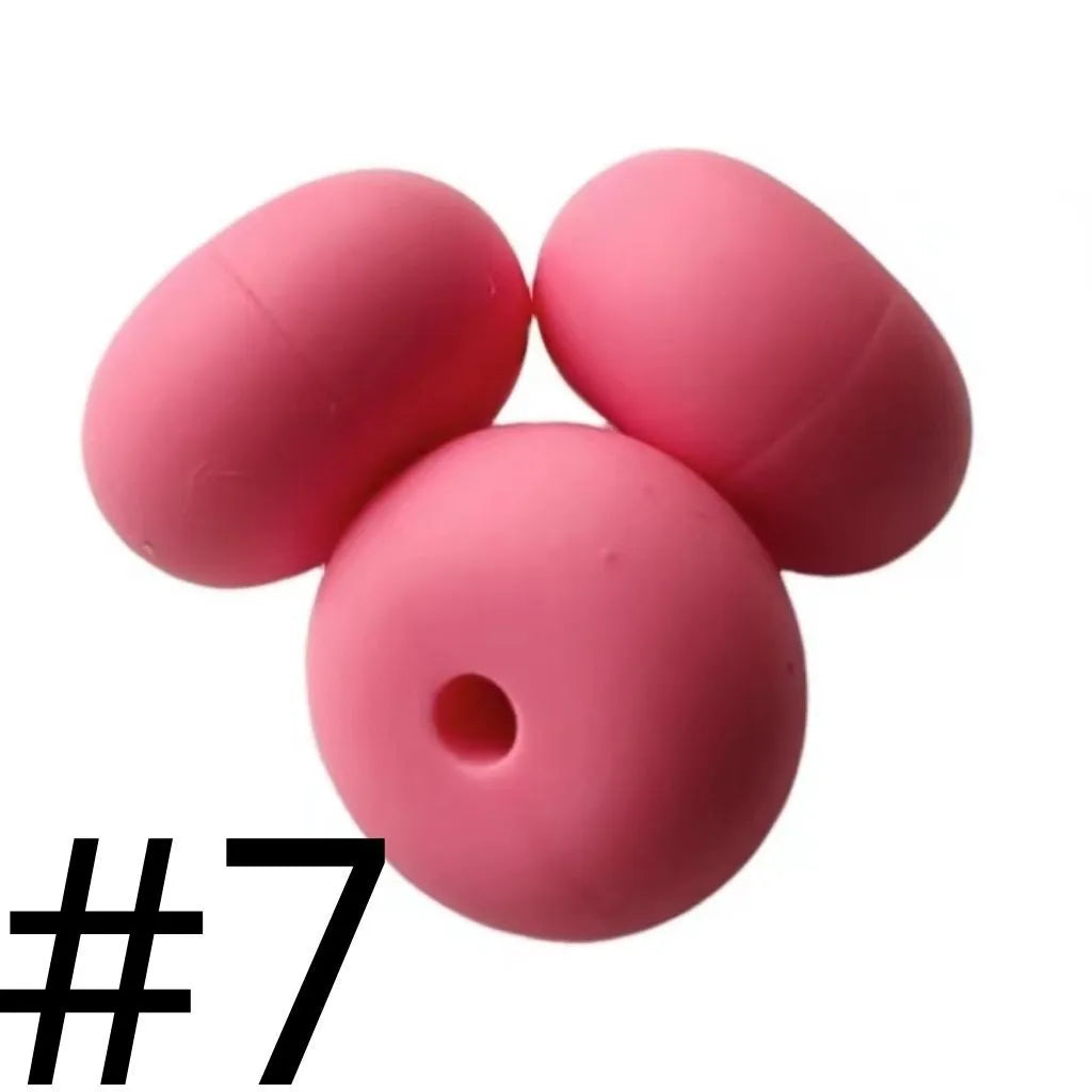 Wheel Beads Abacus Silicone Beads