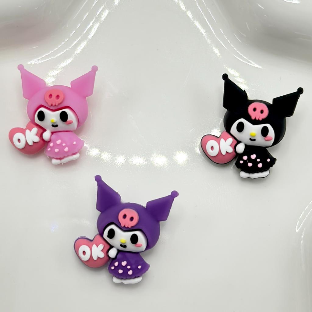 3D Kurom Sanri Cute Cartoon Silicone Focal Beads