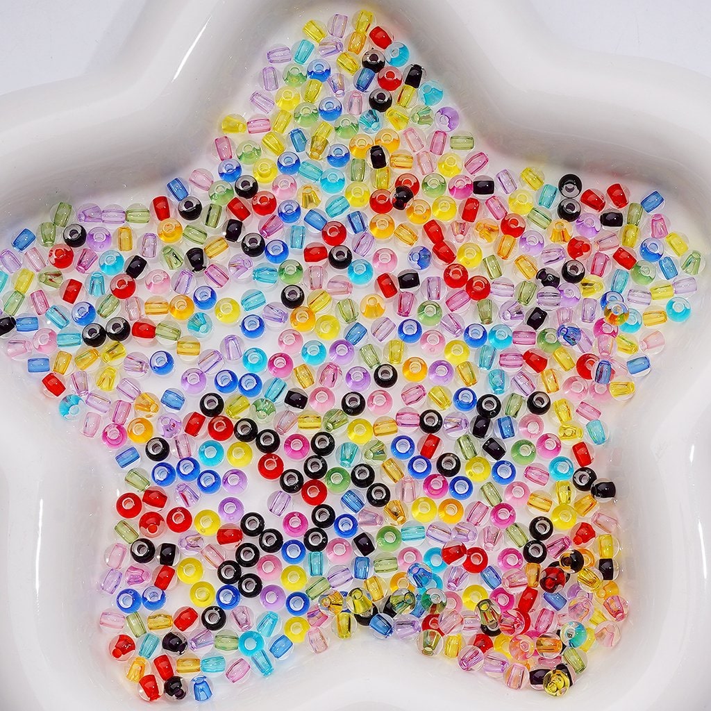 Tiny Cute Multi-Color Beads for Jewelry Accessories Random Mix (Not Used for Pen)