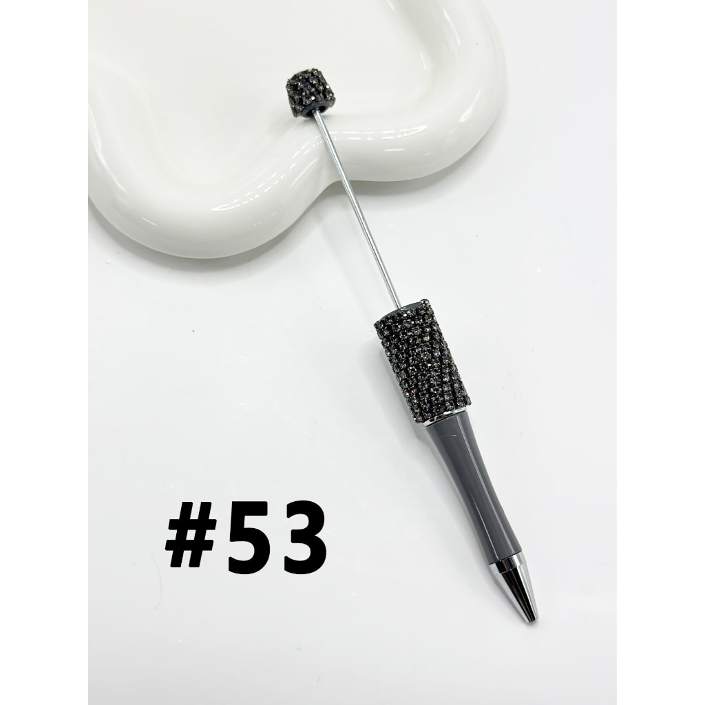 Rhinestone Chain Solid Colored DIY Beadable Pen