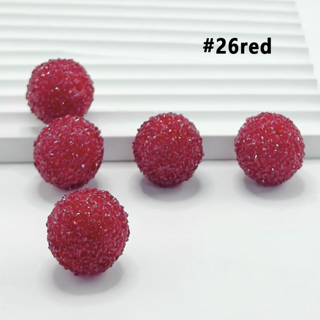 7 Color Series and 28 Single Colors Mix Round Sugar Beads, 20MM