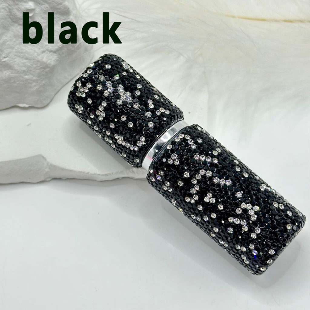 Perfume Bottle with Bling Bling Multi-Color Shiny Clay Rhinestones, Around 99*29MM