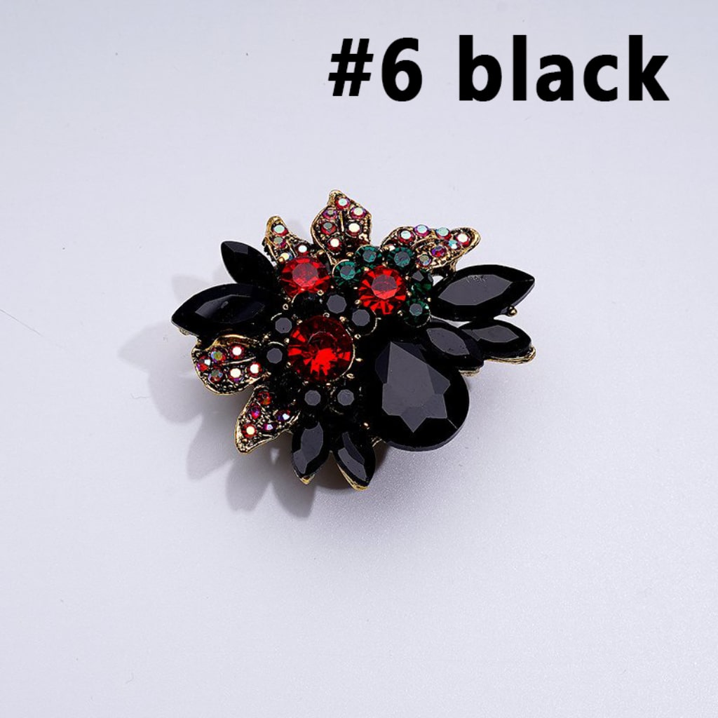 Delicate Fancy Gold Alloy Flower with White Pearls Cute Butterflies Hearts Stars Colorful Shiny Rhinestones Clay Beads, Around 48*41MM