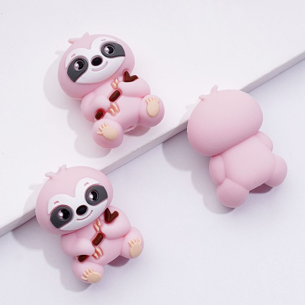 3D Silicone Focal Beads – Playful Puppy, Mischievous Wolf Design