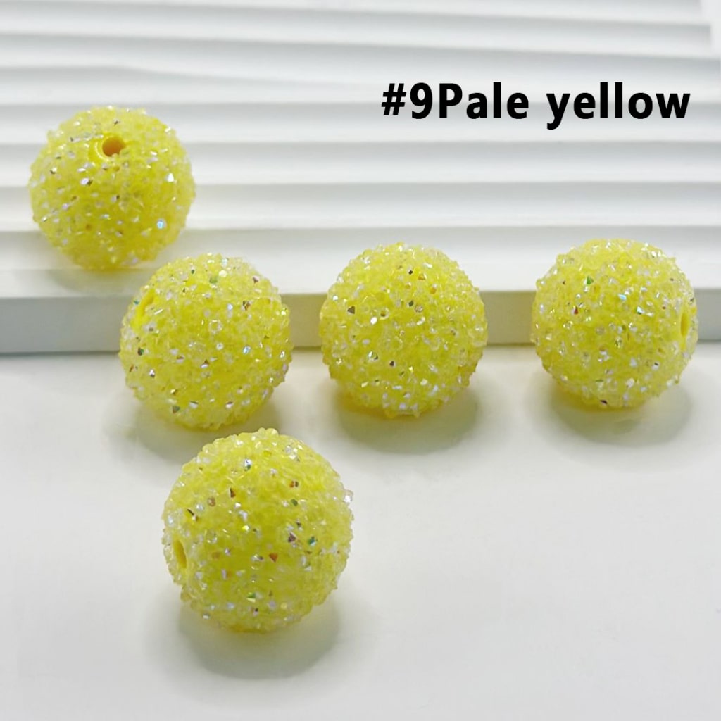 7 Color Series and 28 Single Colors Mix Round Sugar Beads, 20MM