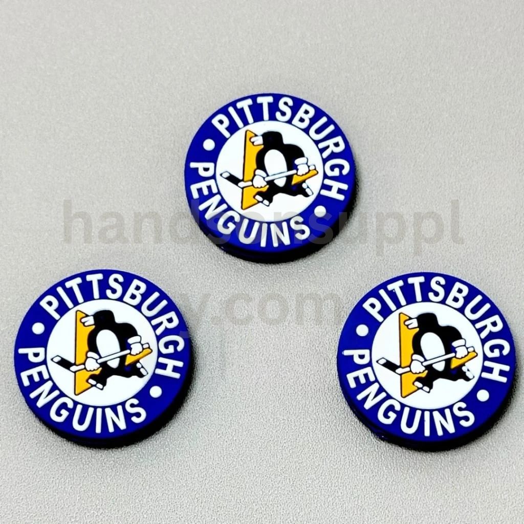 America Hockey Team USA Pittsburgh Pengui Silicone Focal Beads