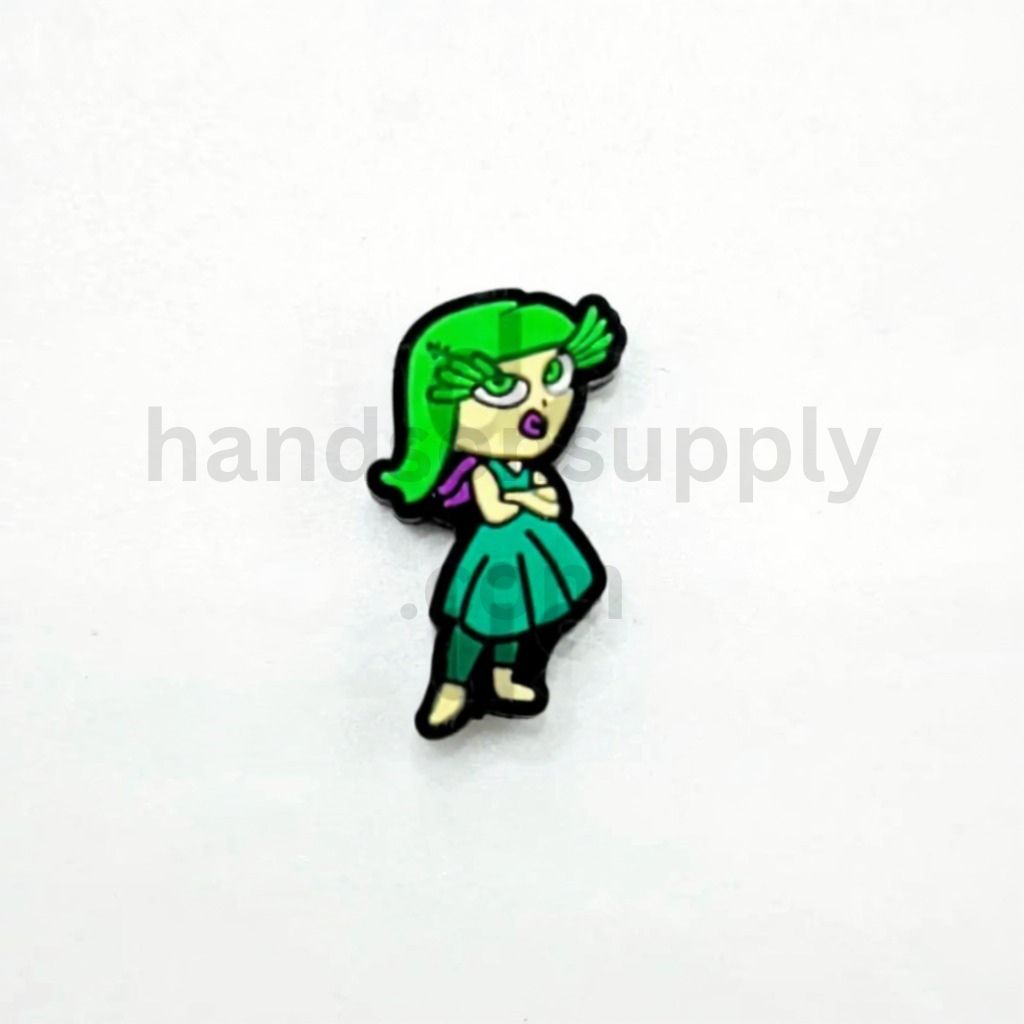 Disgust Character Inside Mood Theme Silicone Focal Beads