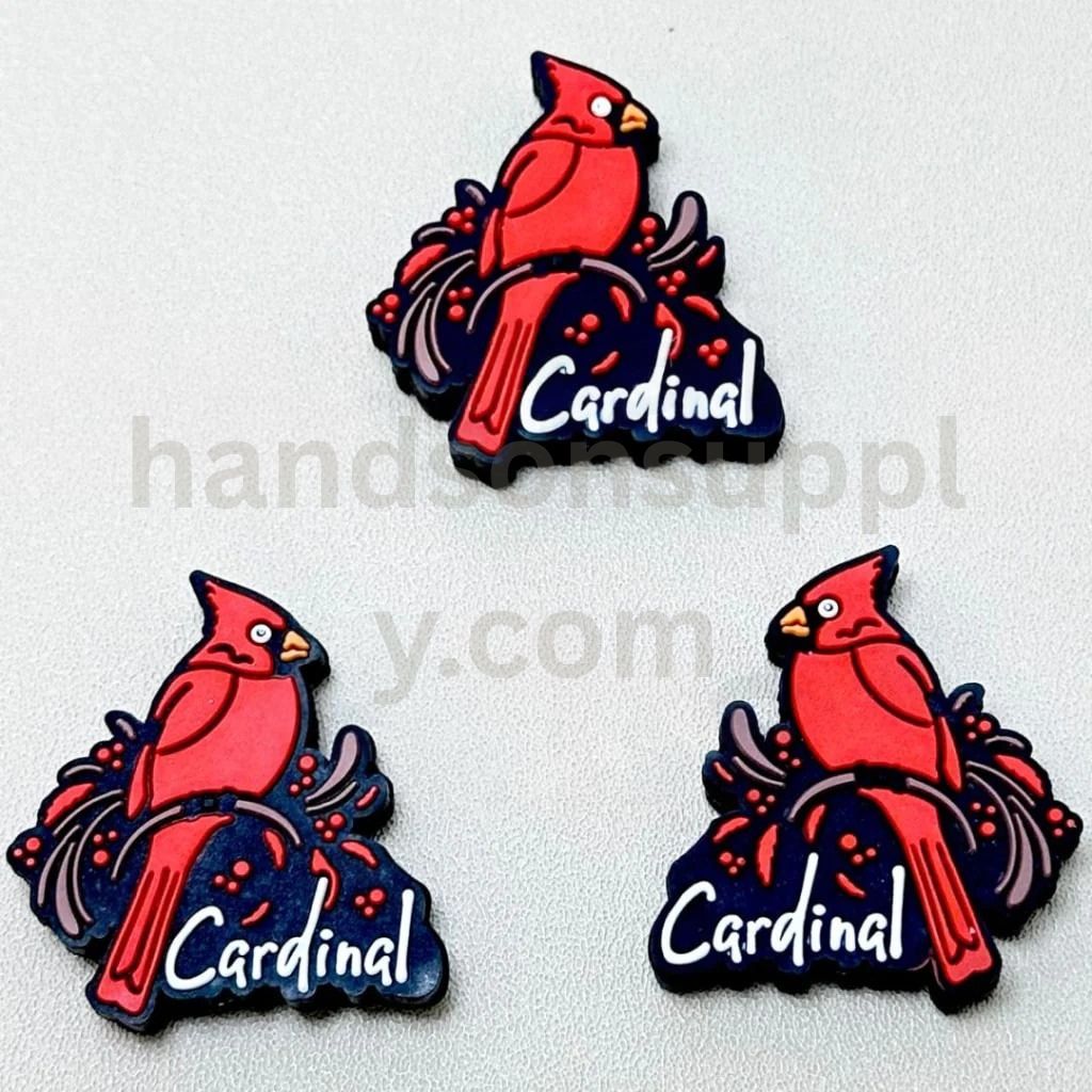 America Baseball Team USA St. Louis Cardina Silicone Focal Beads