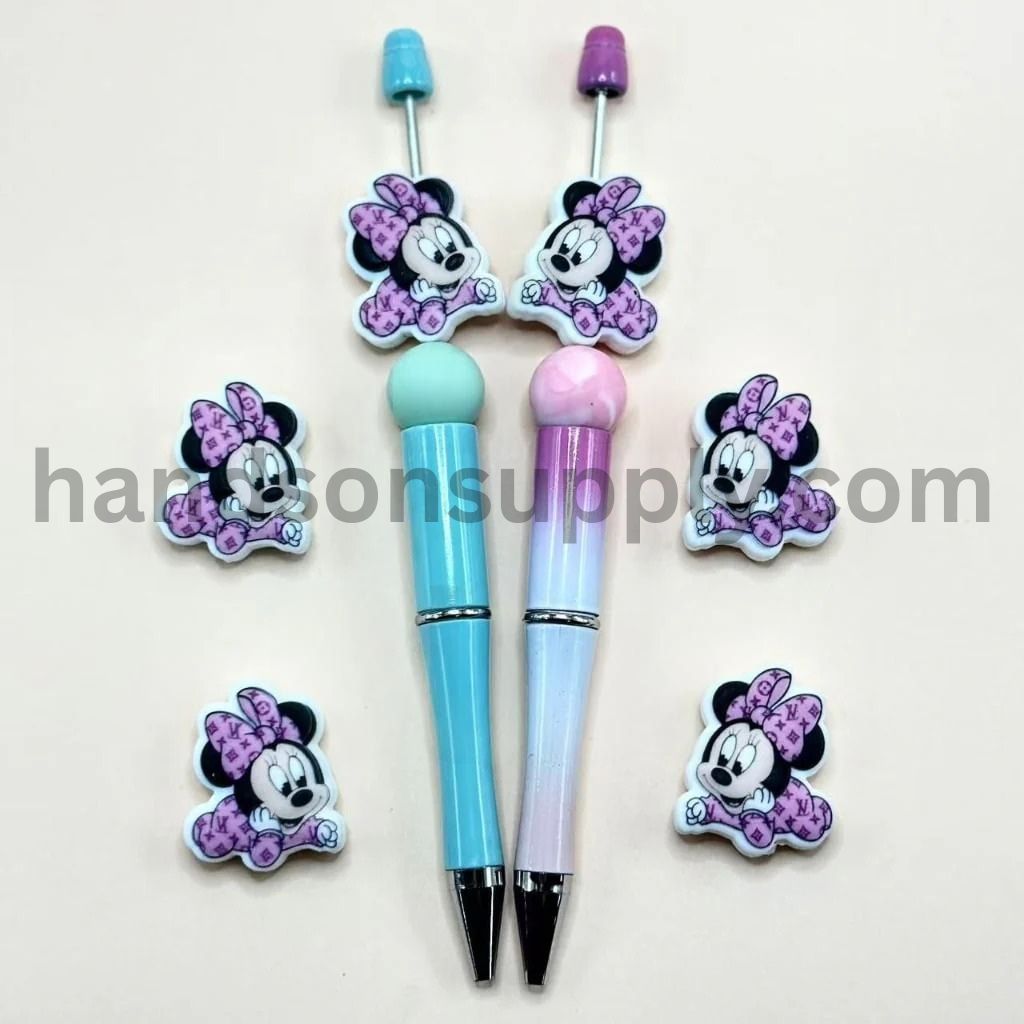 Cute Micke Minni Desinger in VL Disne Silicone Focal Beads