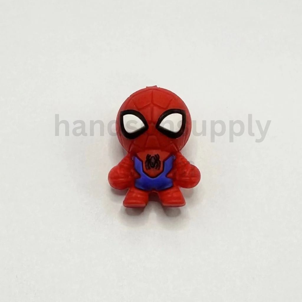 3D Red Superhero Little Spider Man Silicone Focal Beads