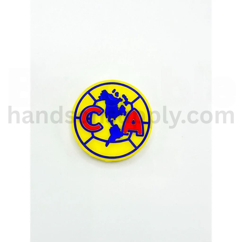 Club America Mexico Soccer Football Silicone Focal Beads