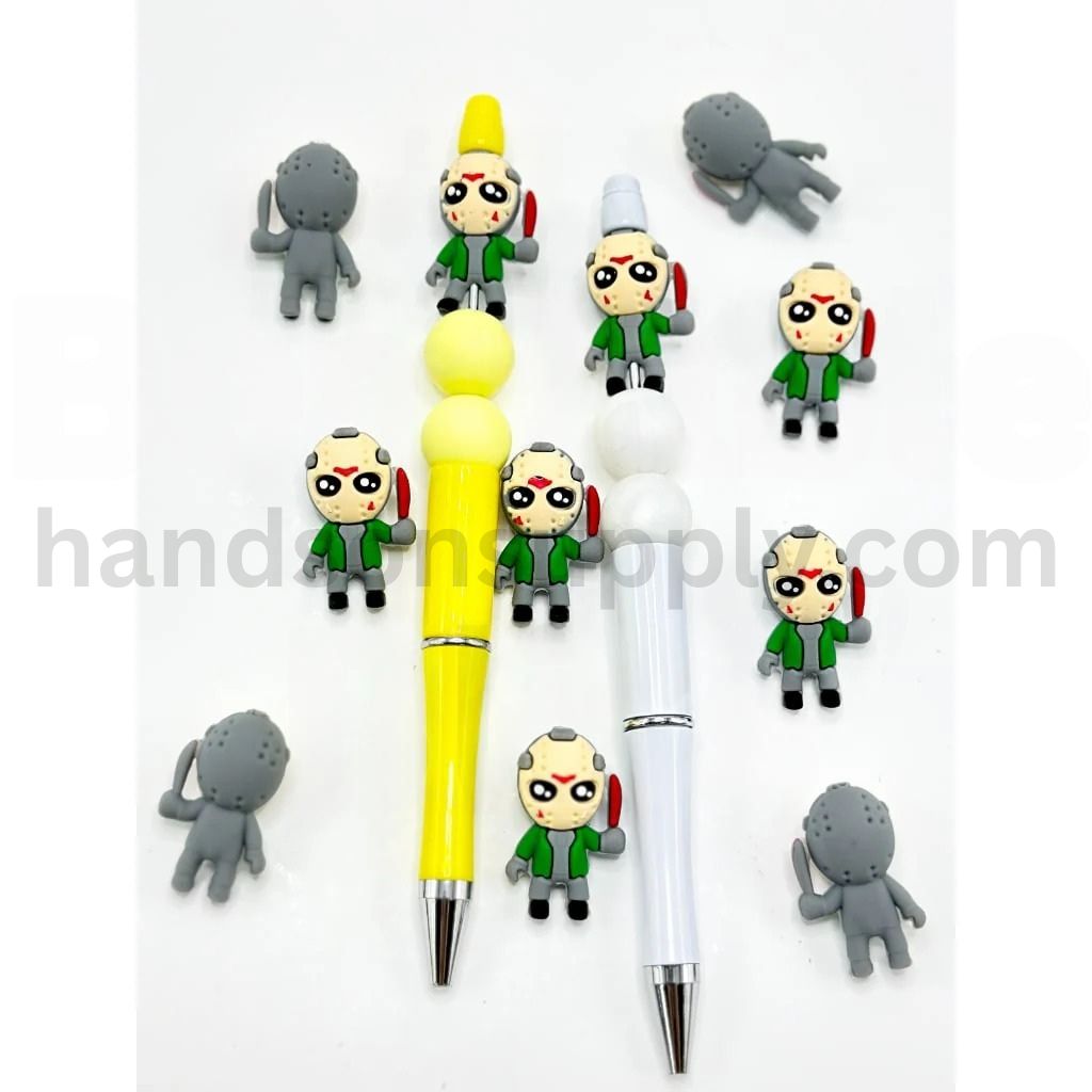 3D 13th Frida the Horror Jaso Voorhe Silicone Focal Beads