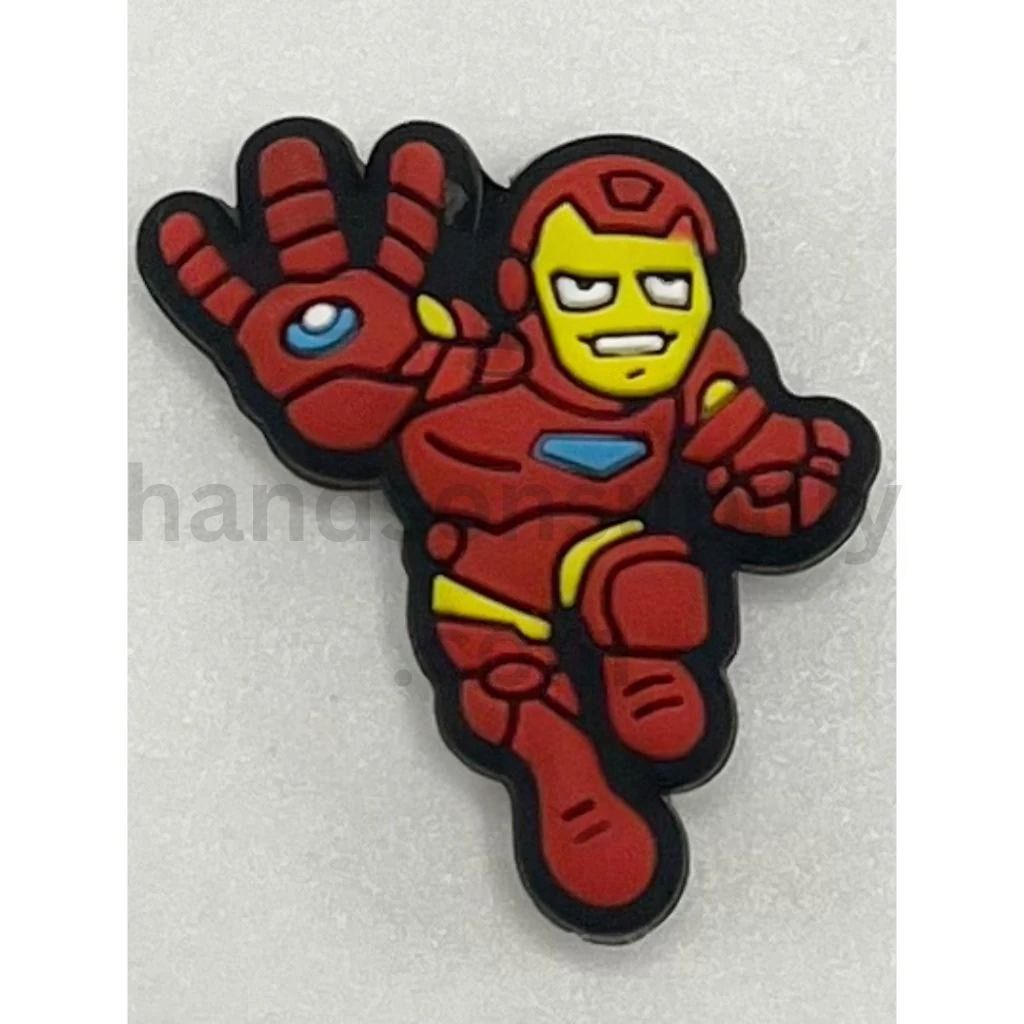 Superhero Iron Man Character Silicone Focal Beads