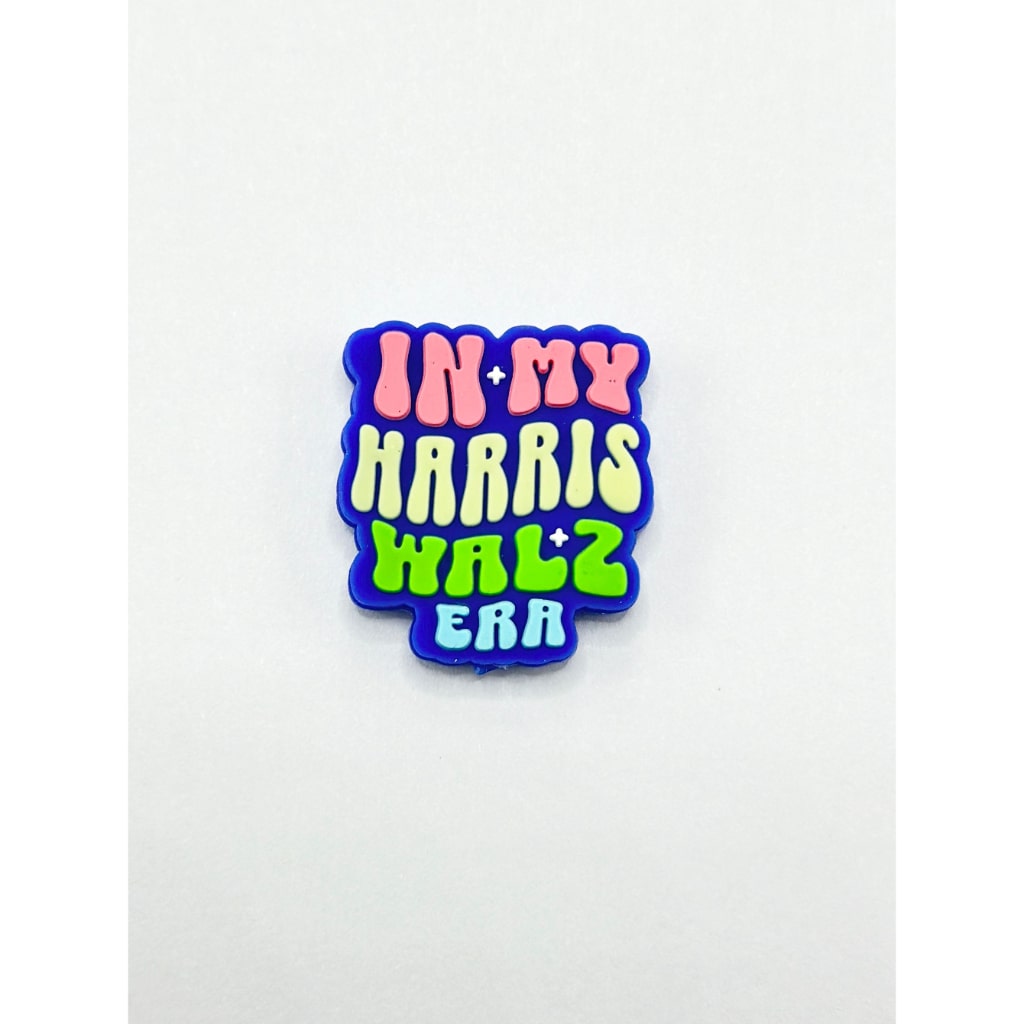 US President Election In My Harris Walz Era Silicone Focal Beads