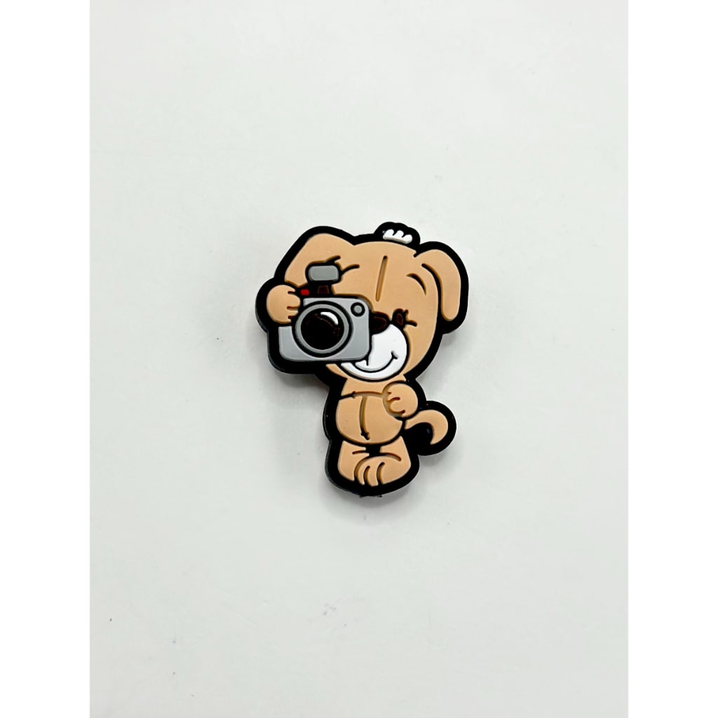 Takes Photos Little Cute Bear Silicone Focal Beads