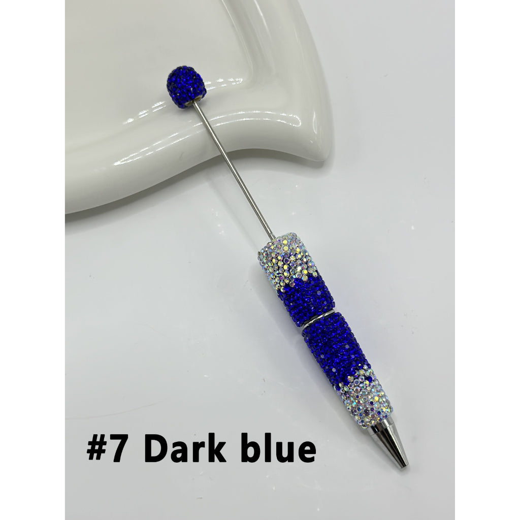 DIY Bling Bling Clay Rhinestones Covered the Entire Beadable Pens