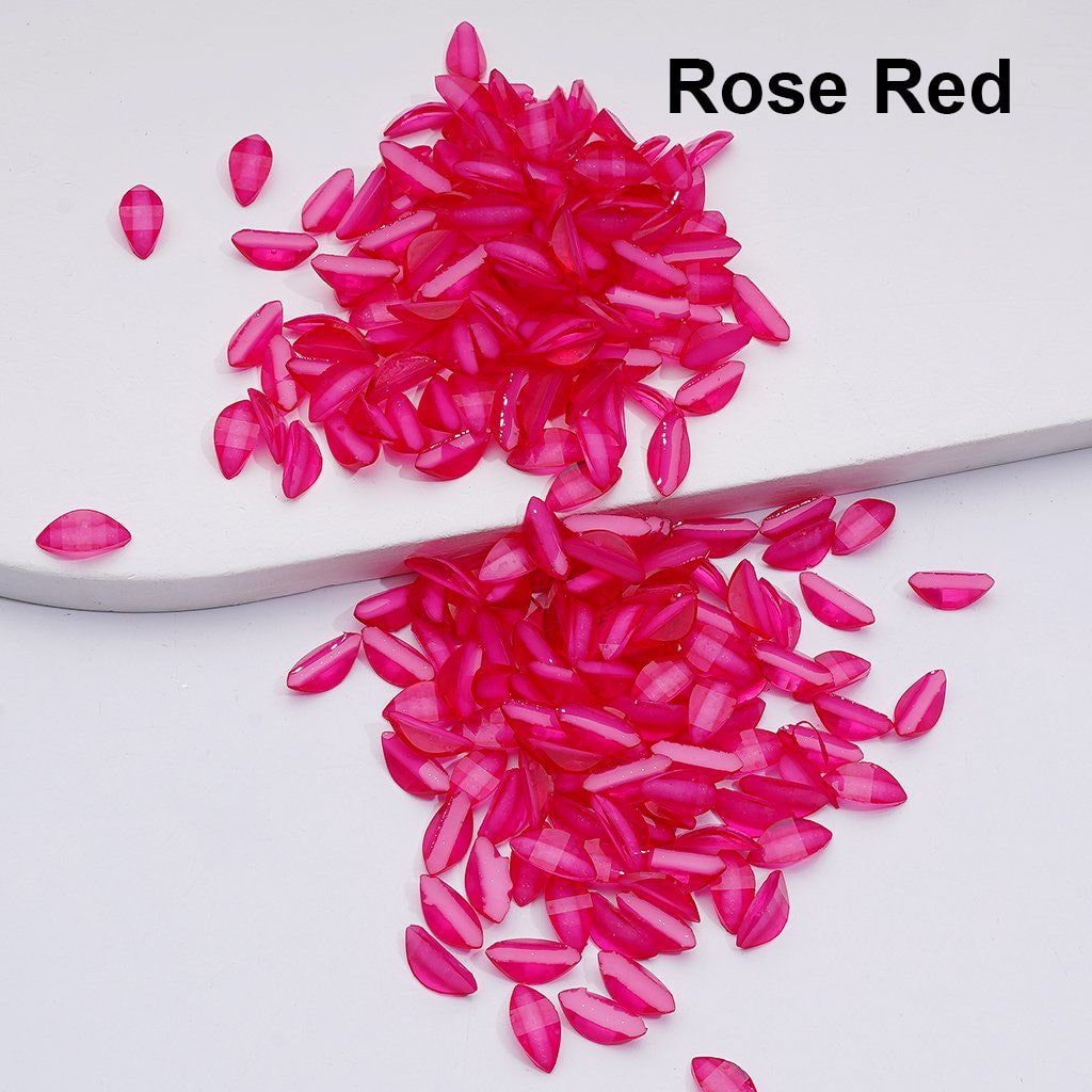 Mini Glitter Leaf Charms Cute Tree-Themed Jewelry Accessories, 1000PCS (64.5g)