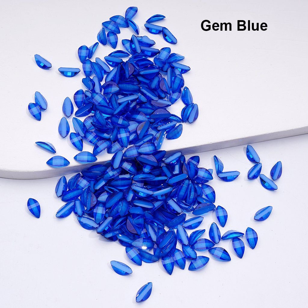 Mini Glitter Leaf Charms Cute Tree-Themed Jewelry Accessories, 1000PCS (64.5g)