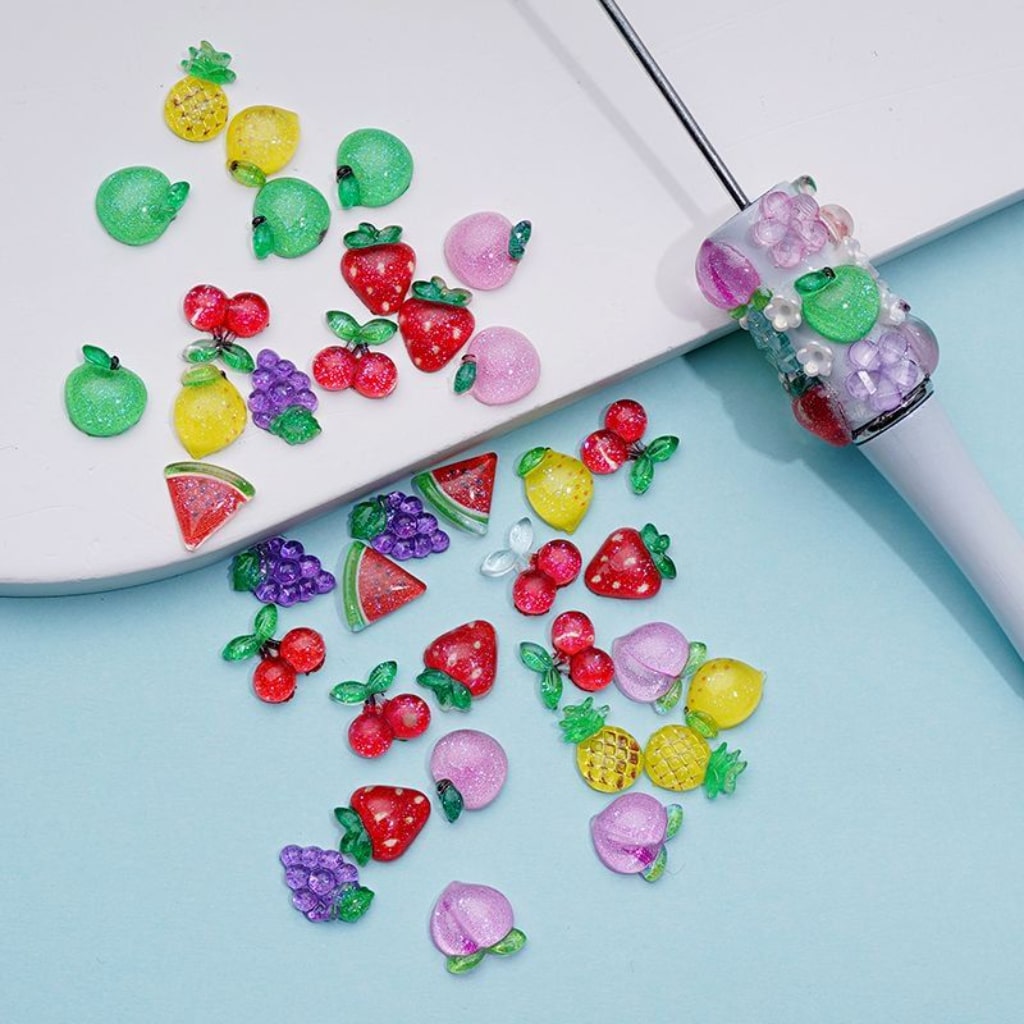 DIY Mini Cute Fruits Mix for Beads Jewelry Accessories