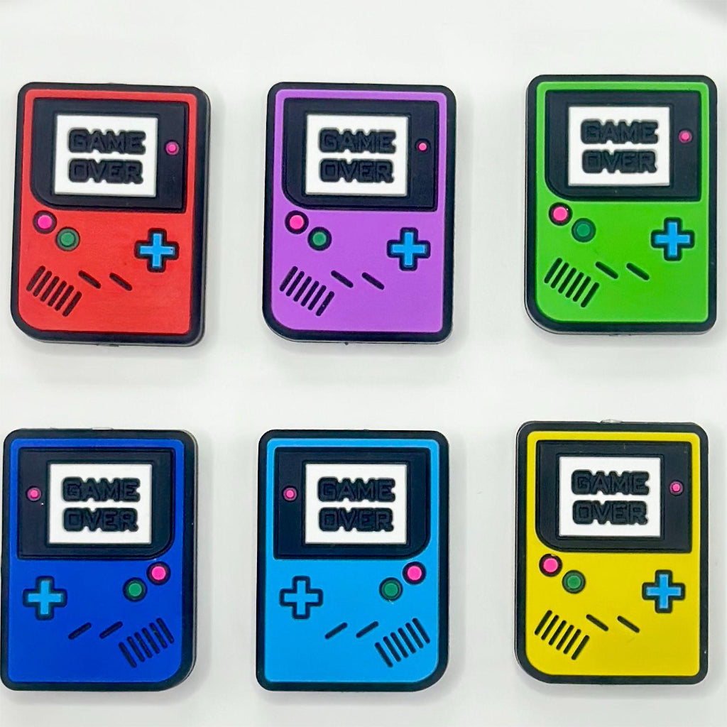 Recreational Machine Game Over Silicone Focal Beads