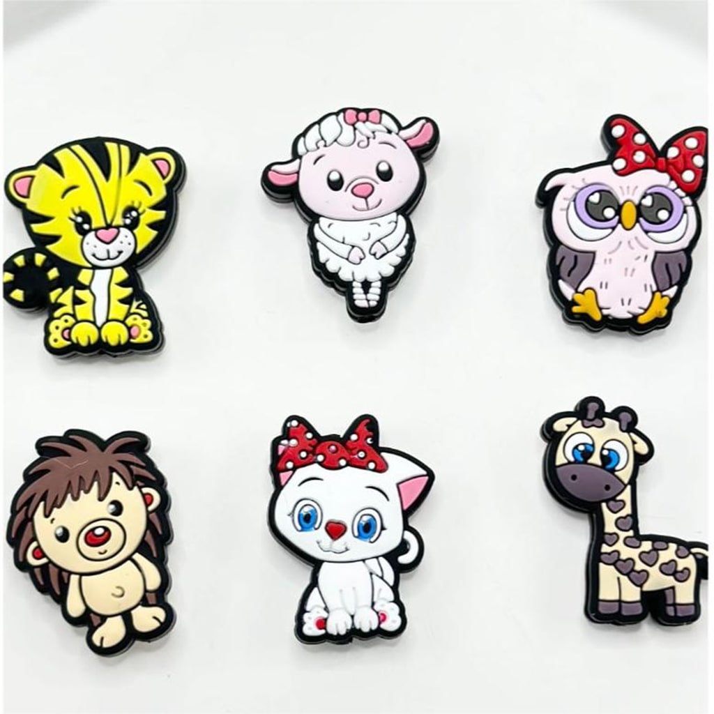 Cute Veterinary Dog Paw & Stethoscope Animal Lover Silicone Focal Beads