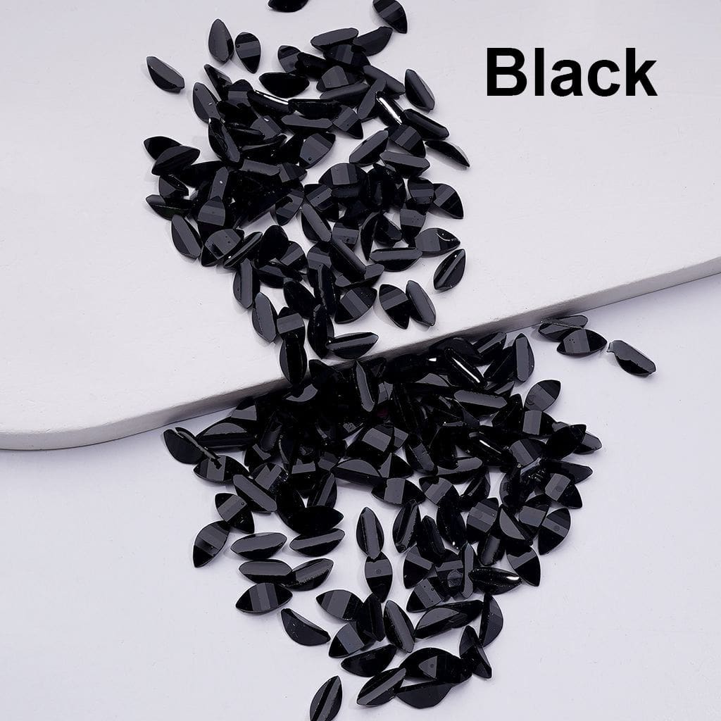 Mini Glitter Leaf Charms Cute Tree-Themed Jewelry Accessories, 1000PCS (64.5g)