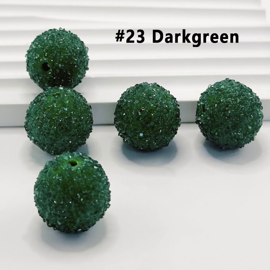 7 Color Series and 28 Single Colors Mix Round Sugar Beads, 20MM