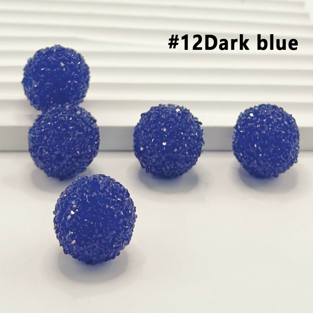 7 Color Series and 28 Single Colors Mix Round Sugar Beads, 20MM