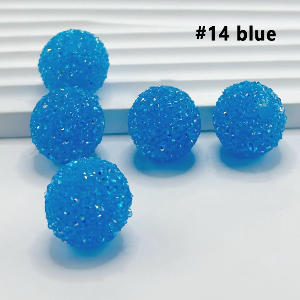 7 Color Series and 28 Single Colors Mix Round Sugar Beads, 20MM