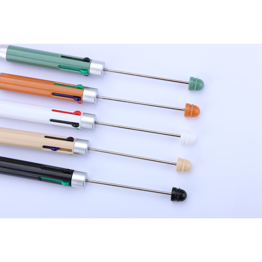 Beaded Multicolor Pens with Four Inks and Colorful pens Refills