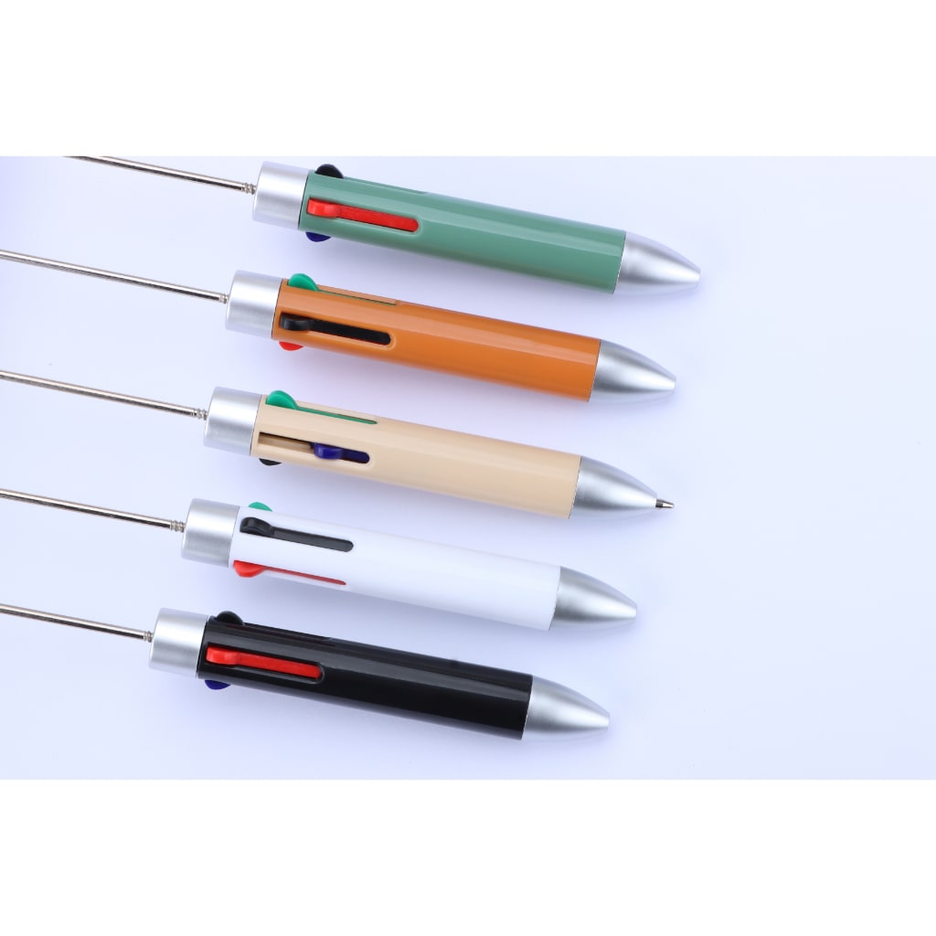 Beaded Multicolor Pens with Four Inks and Colorful pens Refills