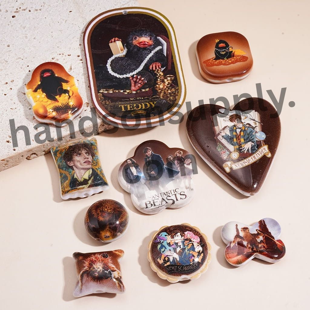 Fantastic Animal Where to Find Series in Various style Acrylic Beads Pendants Random Mix
