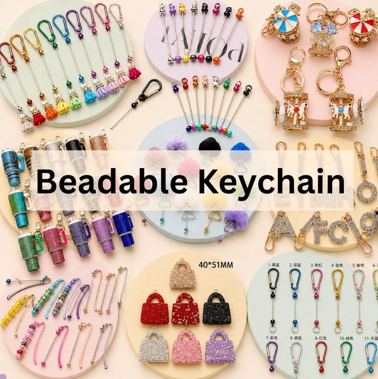 Beadable Keychain