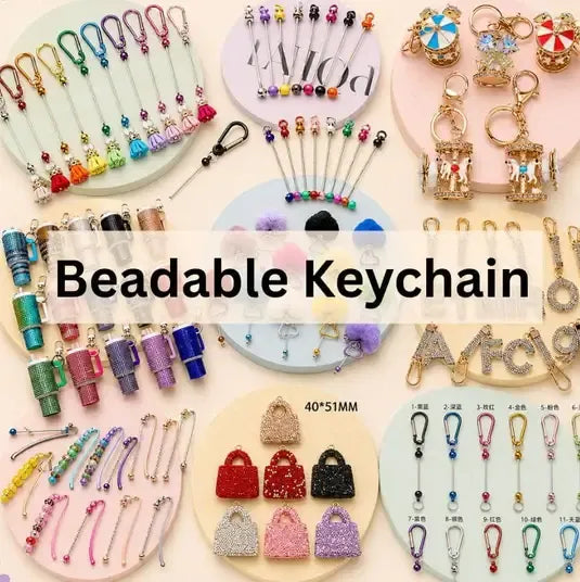 Beadable Keychain