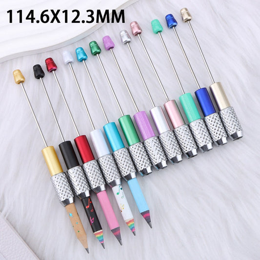 Beadable DIY Extender Connector for Pencil, Solid Color 115MM