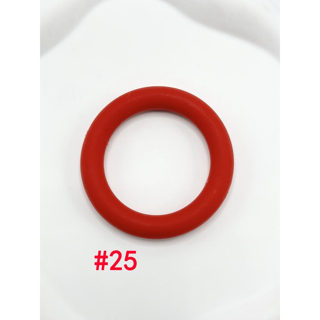 Ring Frame Bead Circle Soft Silicone  Car Hanger Charm Loop 65mm